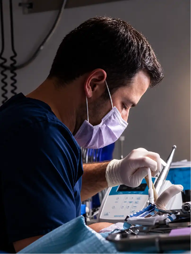 Endodoncista realizando un tratamiento de conductos en Hermosillo